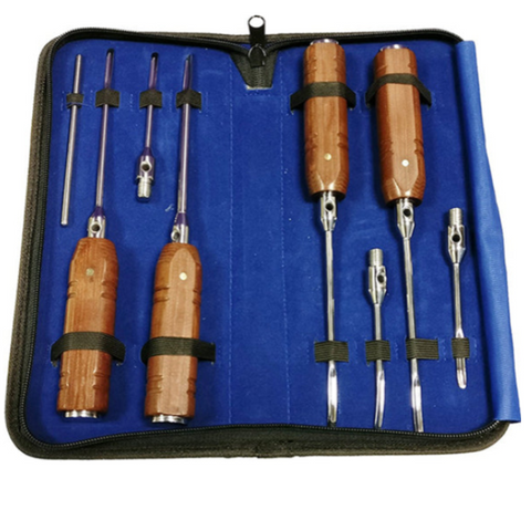 Set of 8 Equine Dental Elevators Essential Tools for Equine Dental Procedures