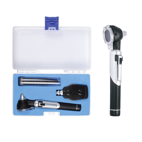 Fiber Optic Mini Otoscope and Ophthalmoscope Diagnostic Set.