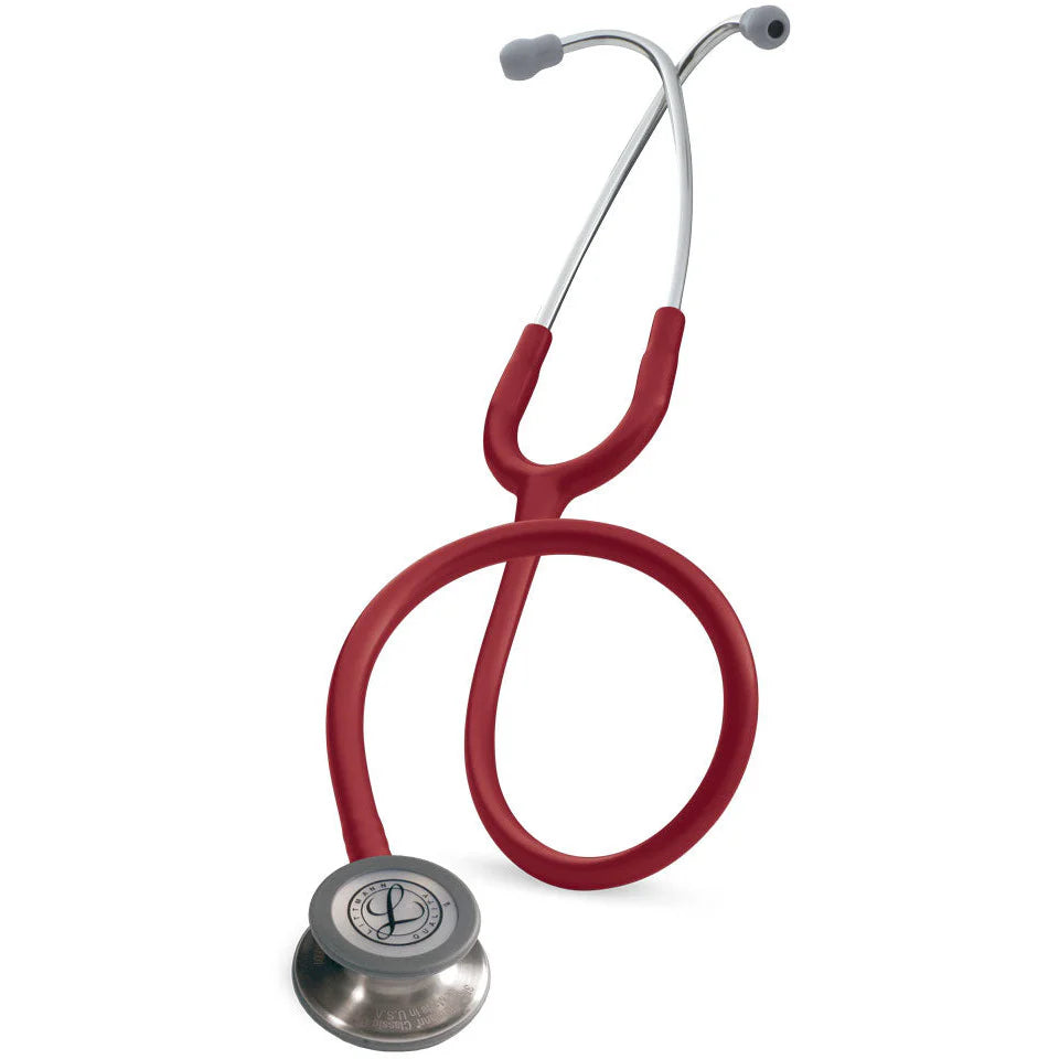 Littmann Classic III Monitoring Stethoscope - Burgundy Tube & Standard Finish - 5627