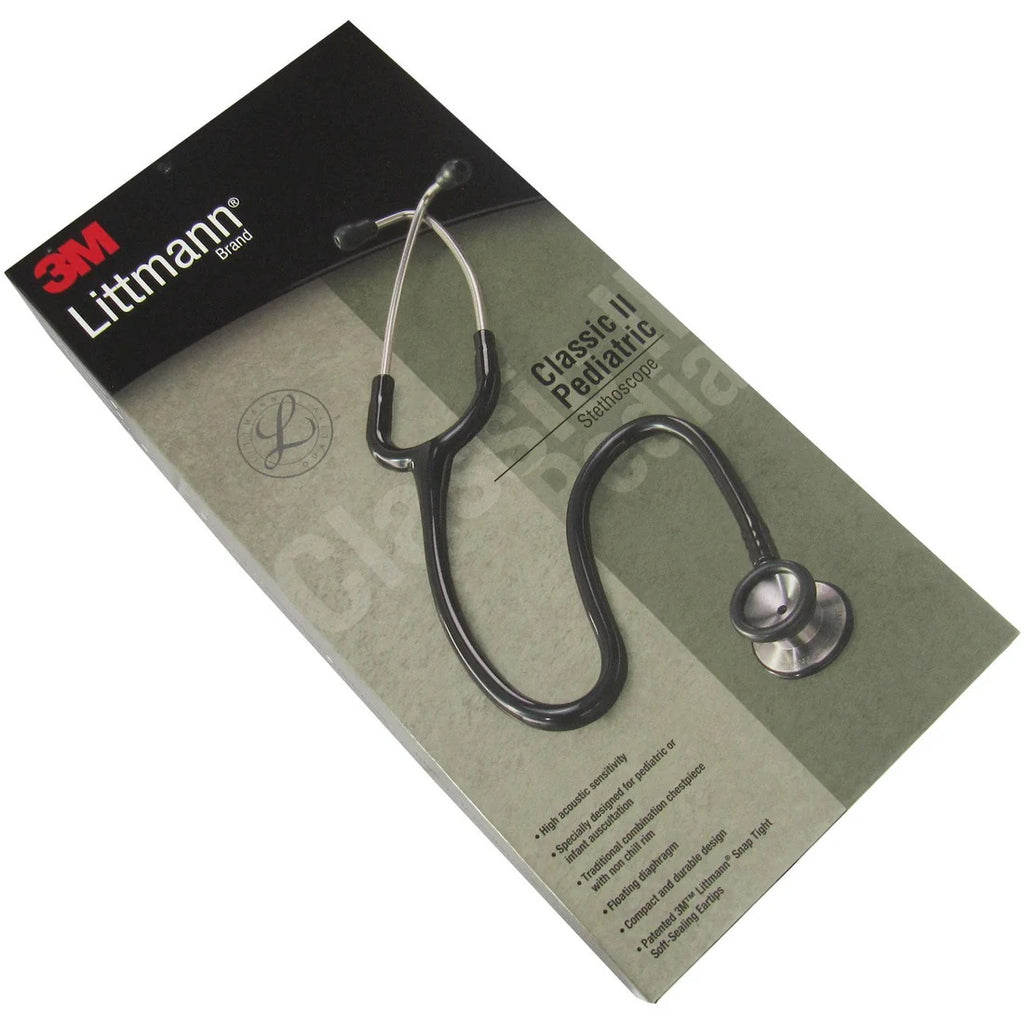 Littmann Classic II Pediatric Stethoscope - Caribbean Blue Tube & Standard Finish - 2119