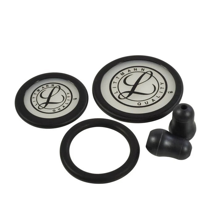 3M Littmann Spare Parts Kit - Classic III/Cardiology IV/CORE Stethoscopes - Black