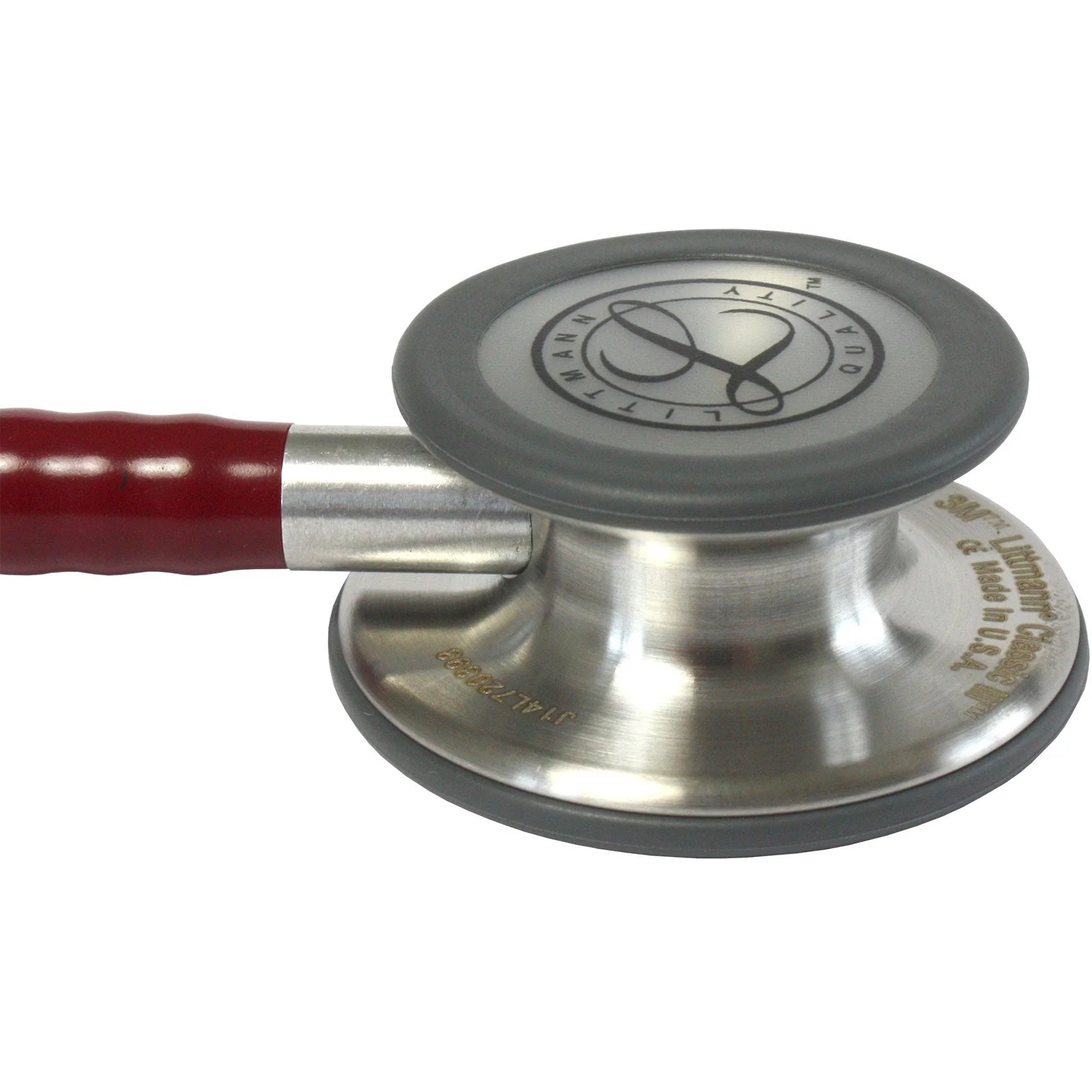 Littmann Classic III Monitoring Stethoscope - Burgundy Tube & Standard Finish - 5627