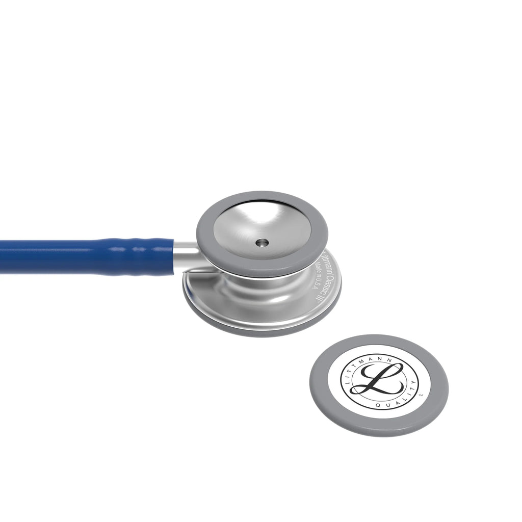 Littmann Classic III Monitoring Stethoscope - Navy Blue Tube & Standard Finish - 5622