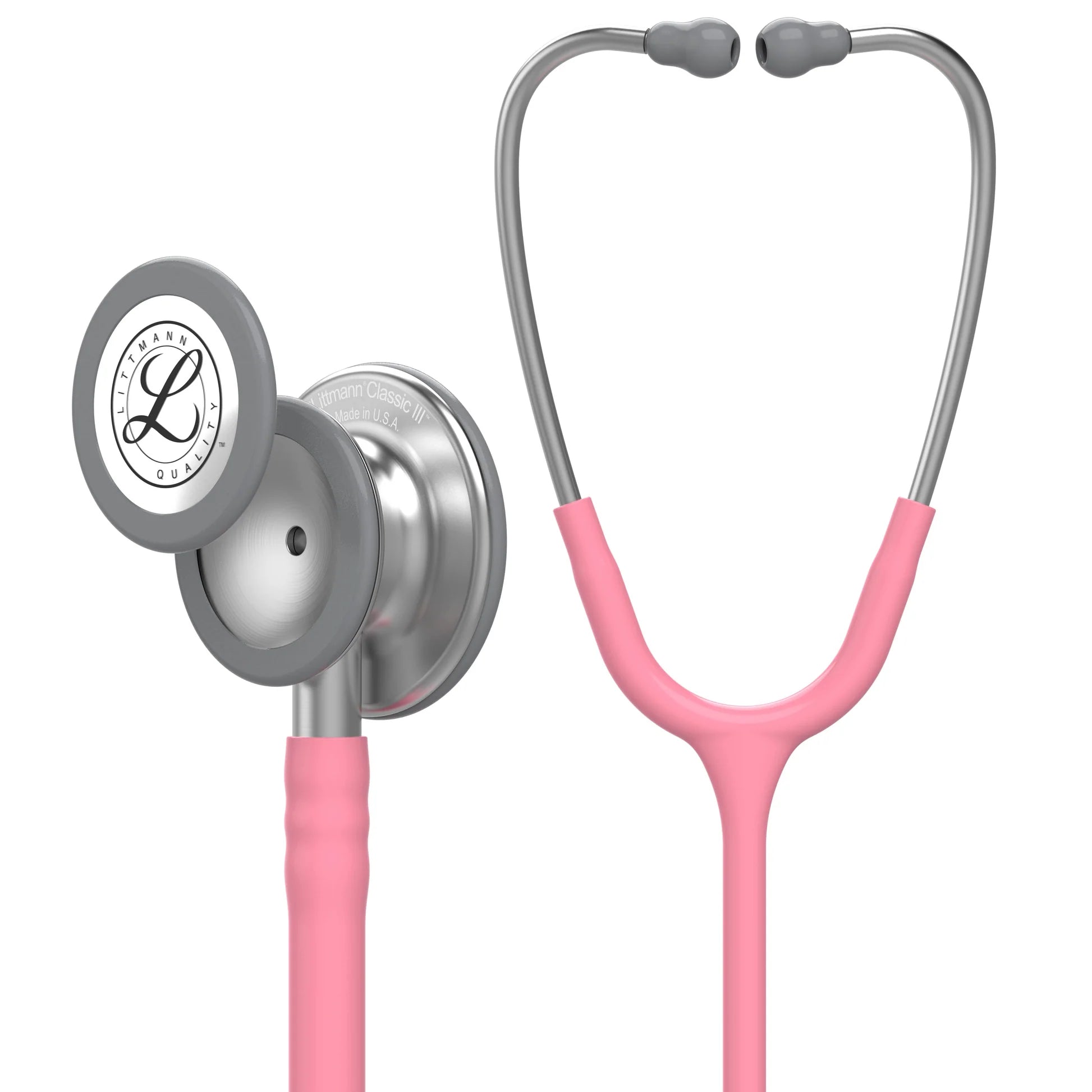 Littmann Classic III Monitoring Stethoscope - Pearl Pink tube & Standard Finish - 5633