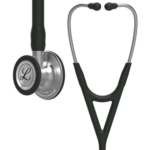 Littmann Cardiology IV Diagnostic Stethoscope - Black Tube & Standard Finish - 6152