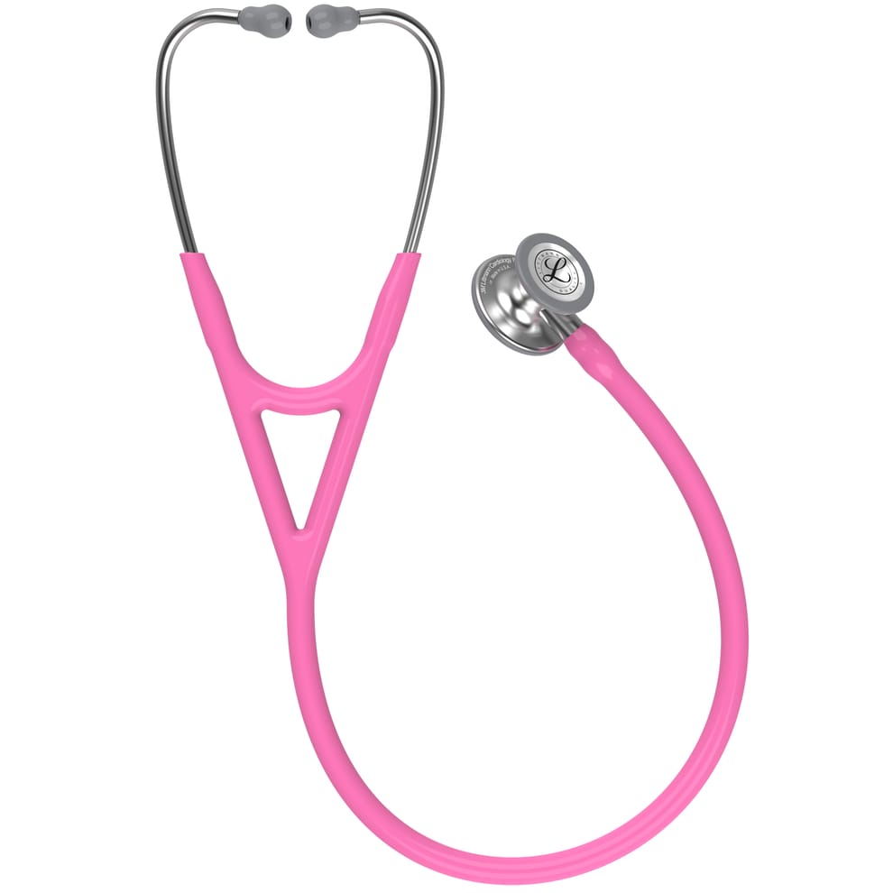 Littmann Cardiology IV Diagnostic Stethoscope - Rose Pink Tube & Standard Finish - 6159