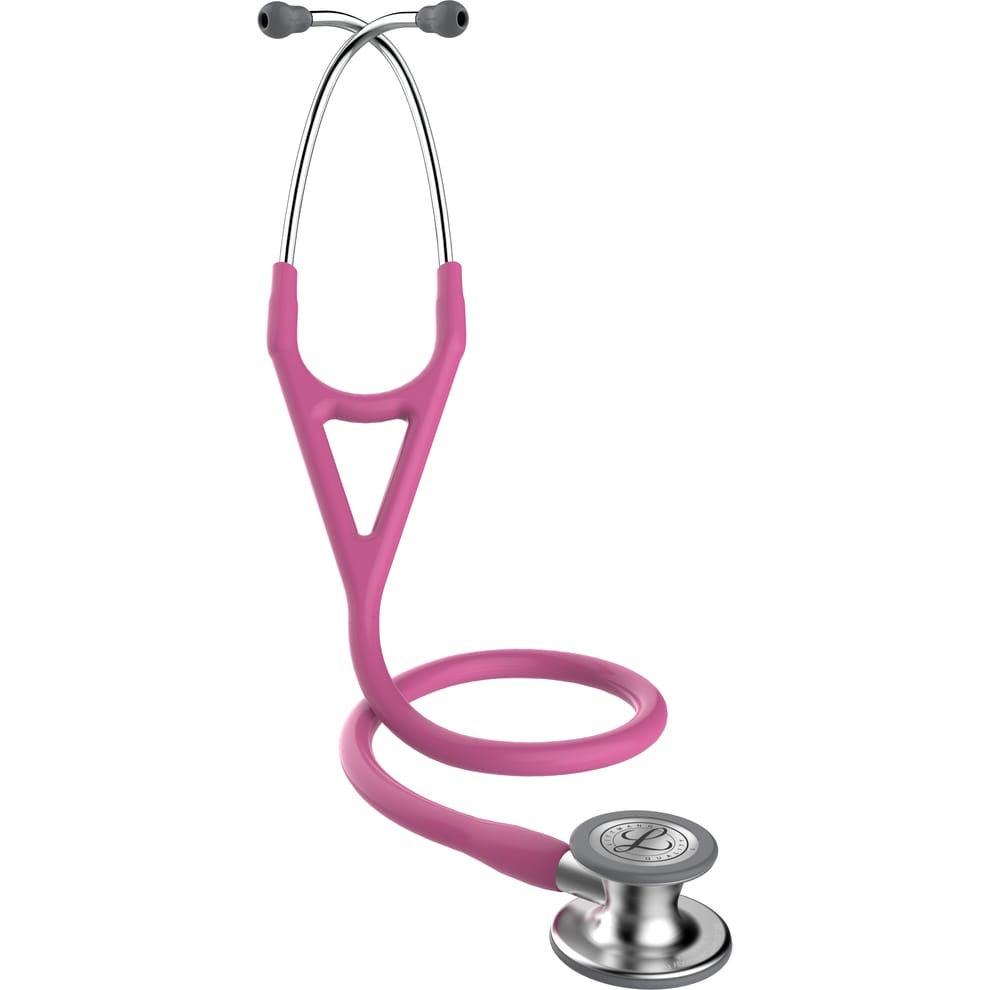 Littmann Cardiology IV Diagnostic Stethoscope - Rose Pink Tube & Standard Finish - 6159