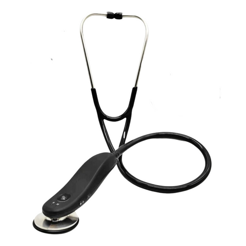 Digital Medical Bluetooth Electronic Stethoscope - Black