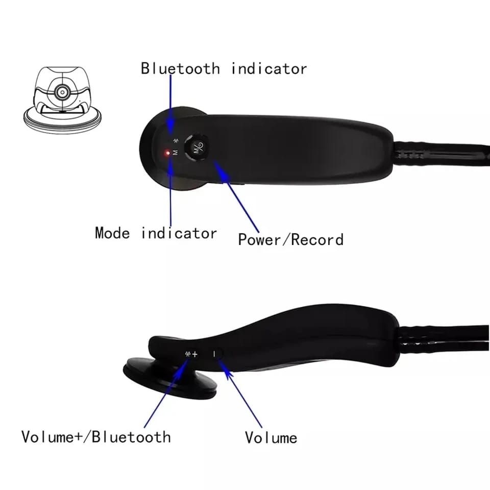 Digital Medical Bluetooth Electronic Stethoscope - Purple