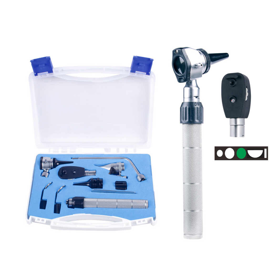 5 Aperture Diagnostic Otoscope & Ophthalmoscope Set