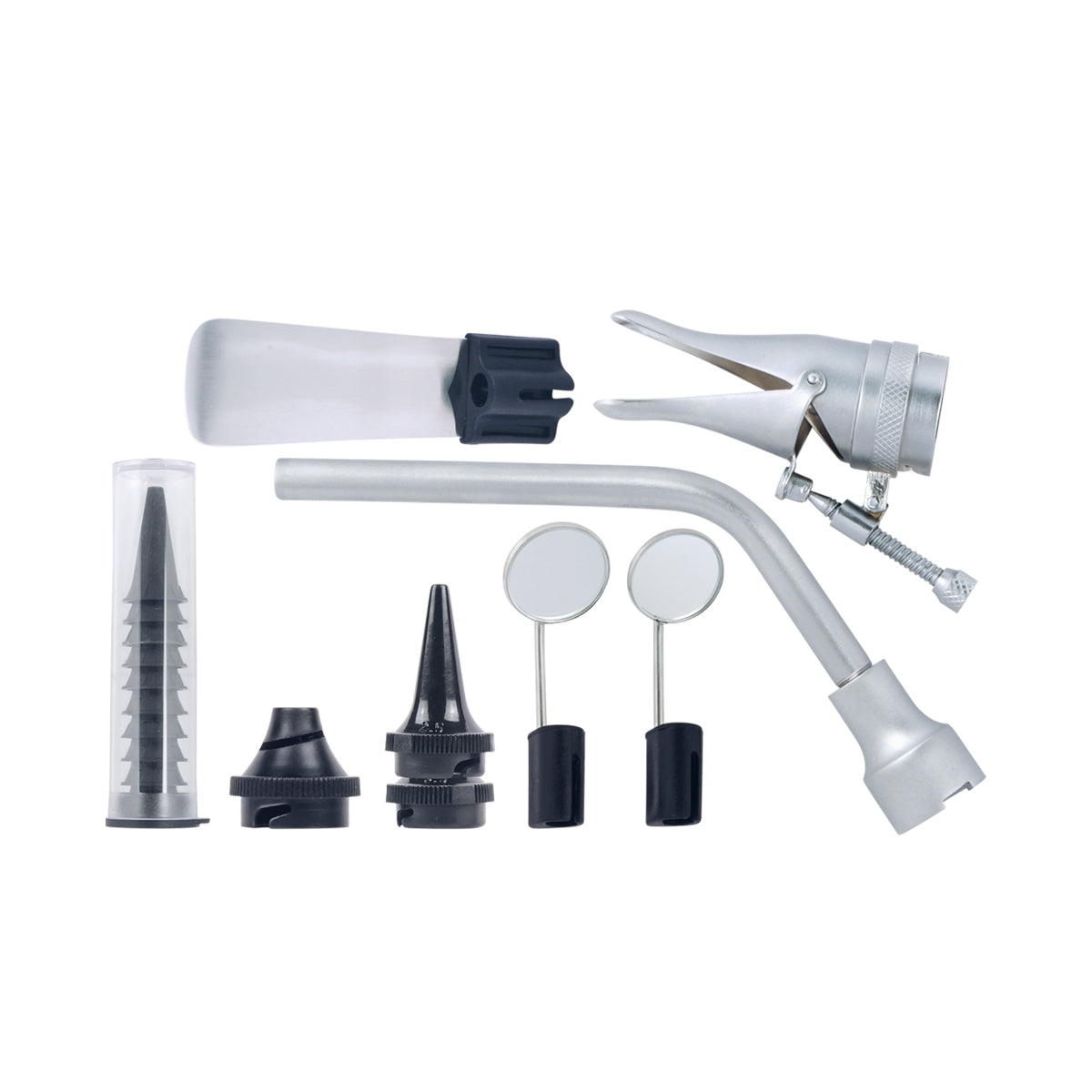 5 Aperture Diagnostic Otoscope & Ophthalmoscope Set with accessories